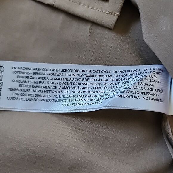 Ariat Rebar Shirt Mens XXL 2XLT Tan Vented Venttek Button Down Short Sleeve - Picture 8 of 9